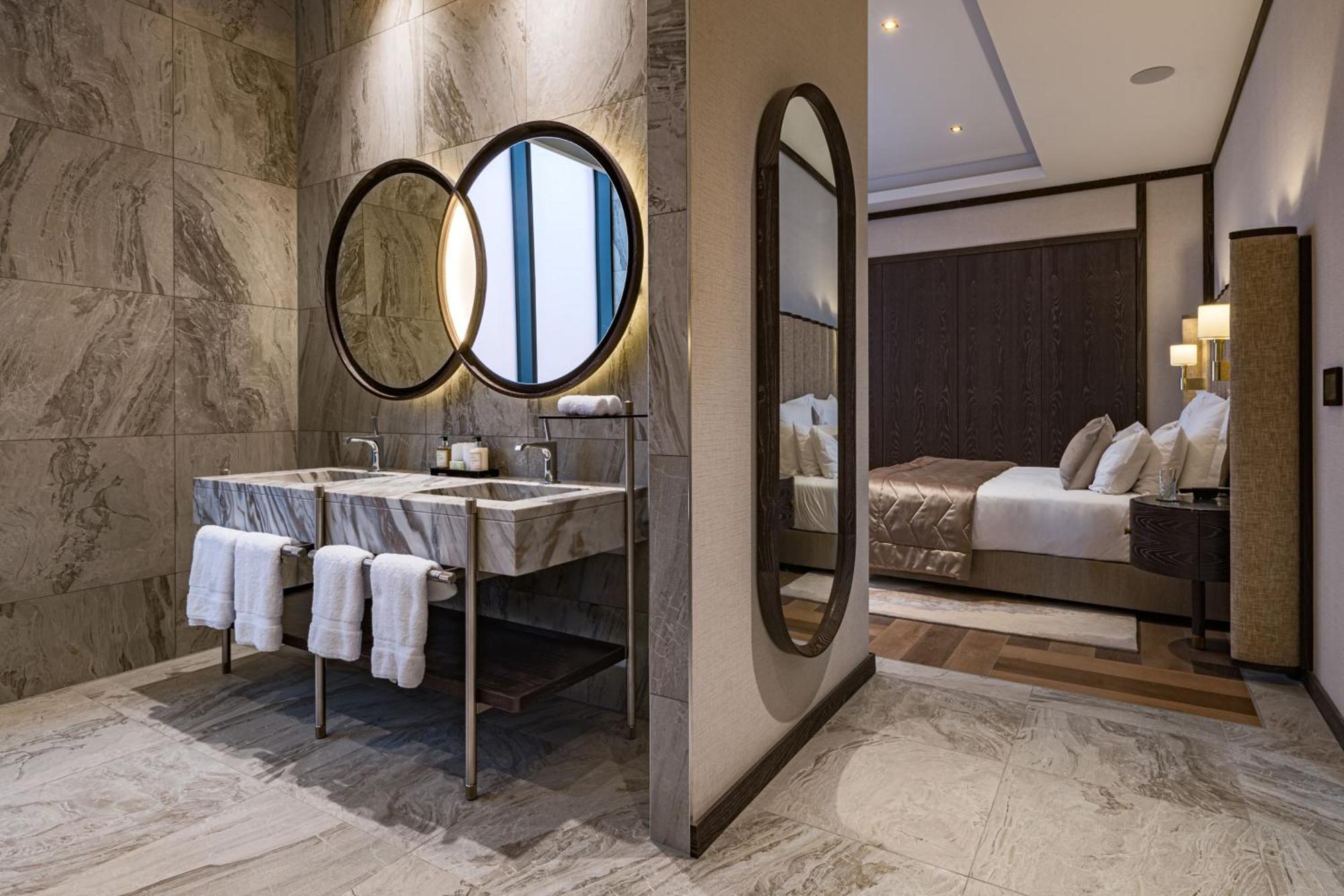 Stock Exchange Hotel, Manchester, Autograph Collection מראה חיצוני תמונה A bathroom at the hotel